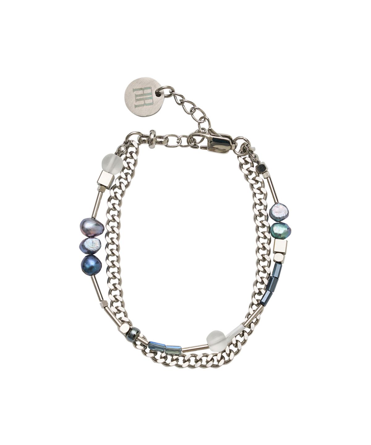 라드픽션(RAD FICTION) LETTO MULTI BEADS CHAIN BRACELET / AURORA BLUE