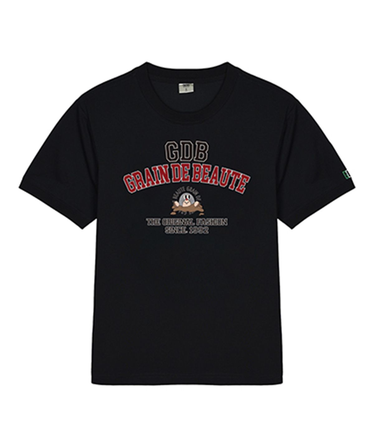 그랭드보떼(GRAIN DE BEAUTE) NEO T-SHIRT 01 [BLACK]