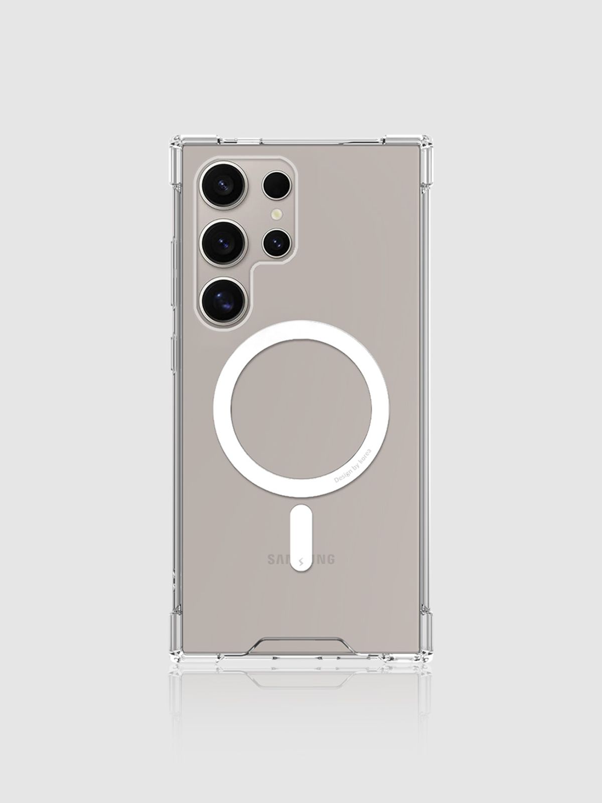 디자인스킨(DESIGNSKIN) 갤럭시S24플러스/울트라 울트라 맥세이프 케이스-올클리어