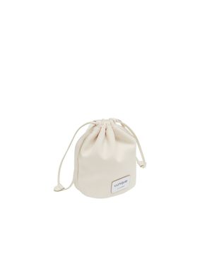 Perfec Drawstring Pouch S (퍼펙 드로우 스트링 파우치 스몰) Ivory