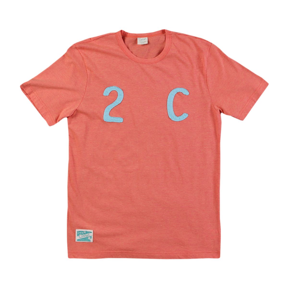 세컨드 코너(SECOND CORNER) 남성  순면 그래픽 반팔 티셔츠. Pyramid Tee