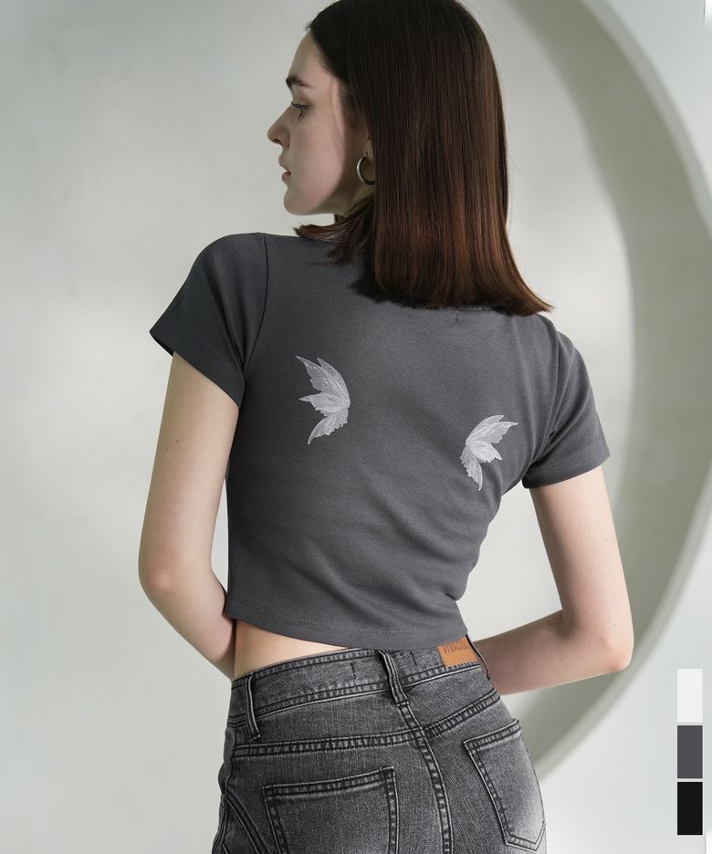 Wings Crop T-shirt - 3COL
