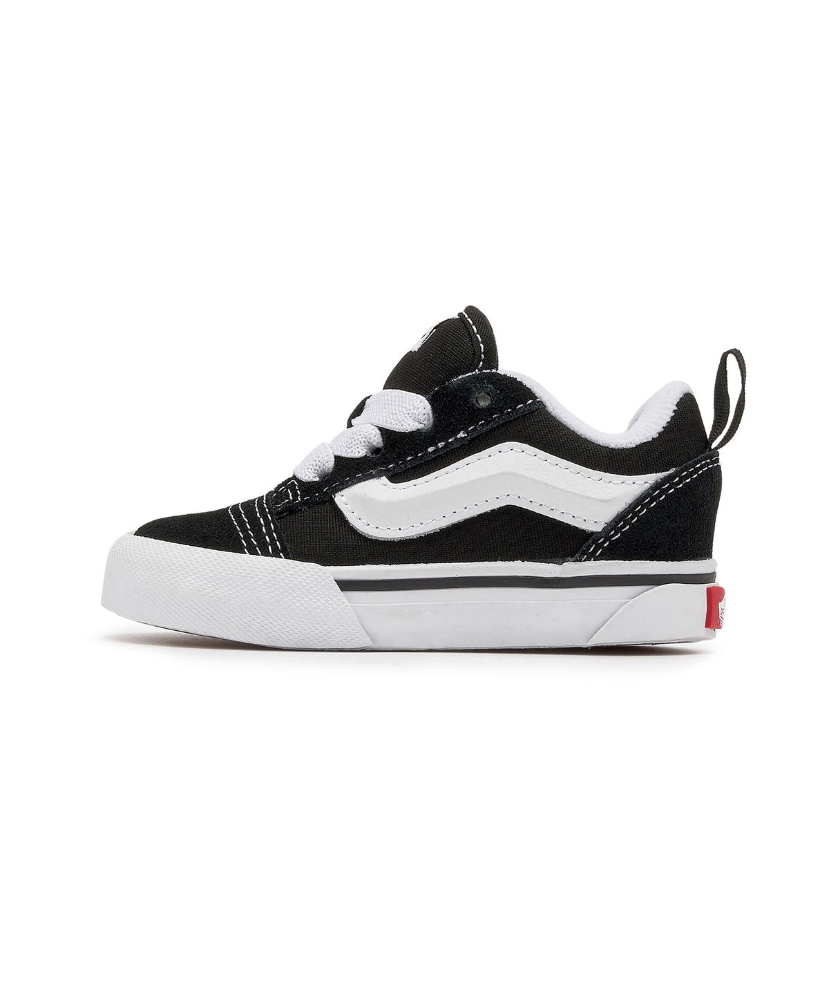 반스 키즈(VANS KIDS) 뉴스쿨 엘라스틱 레이스 토들러 - 블랙:트루 화이트 / VN000D0K6BT1