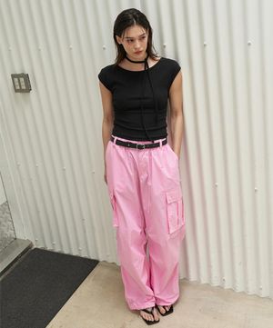 Parasuit Cargo Pants Pink