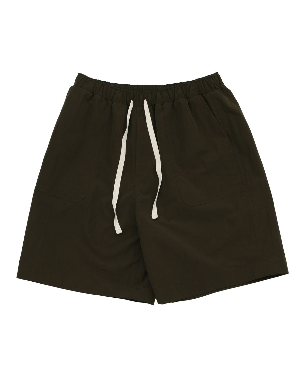 아이아우어(IOUWER) nylon fatigue shorts olive