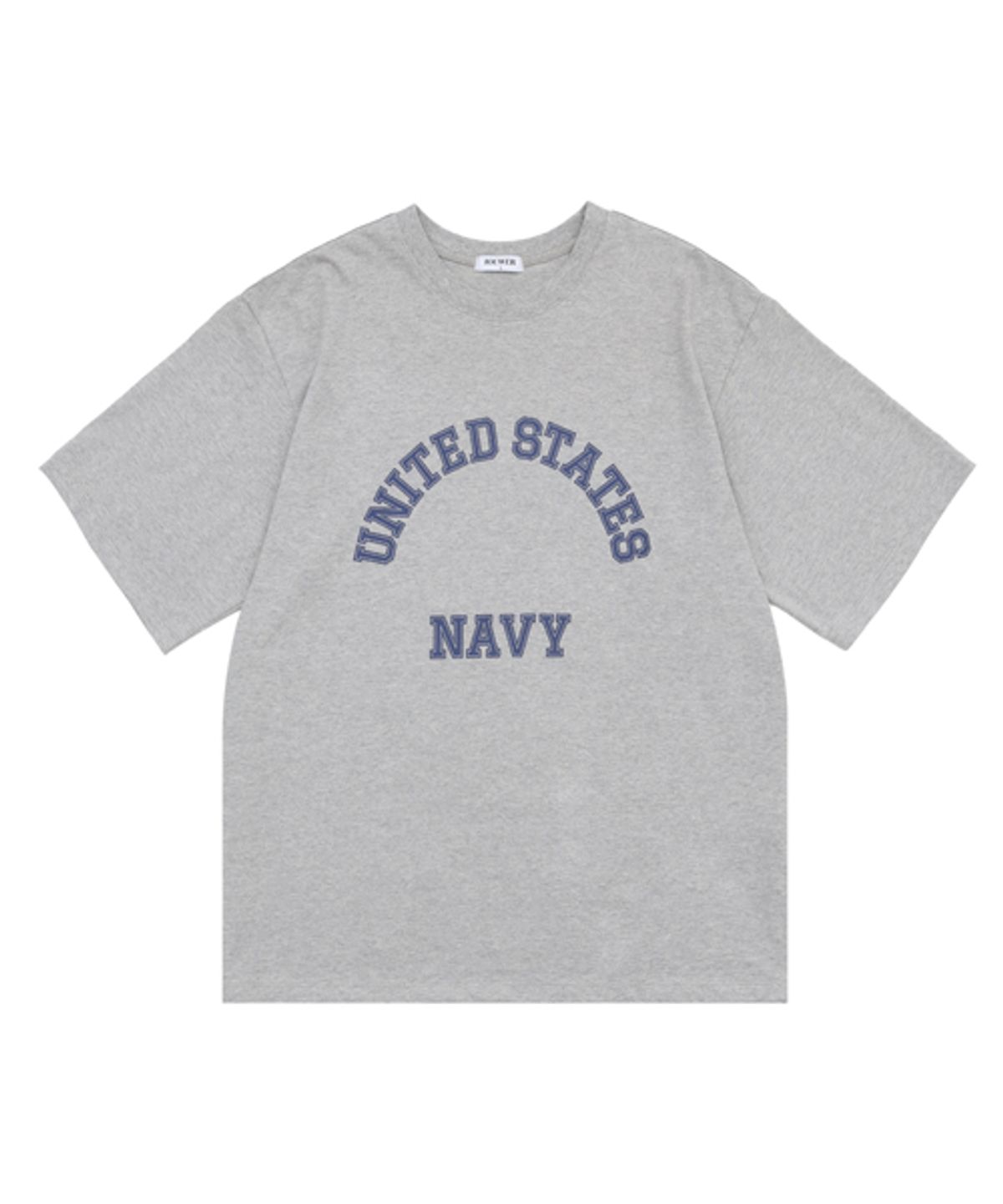 아이아우어(IOUWER) navy s/s tee grey