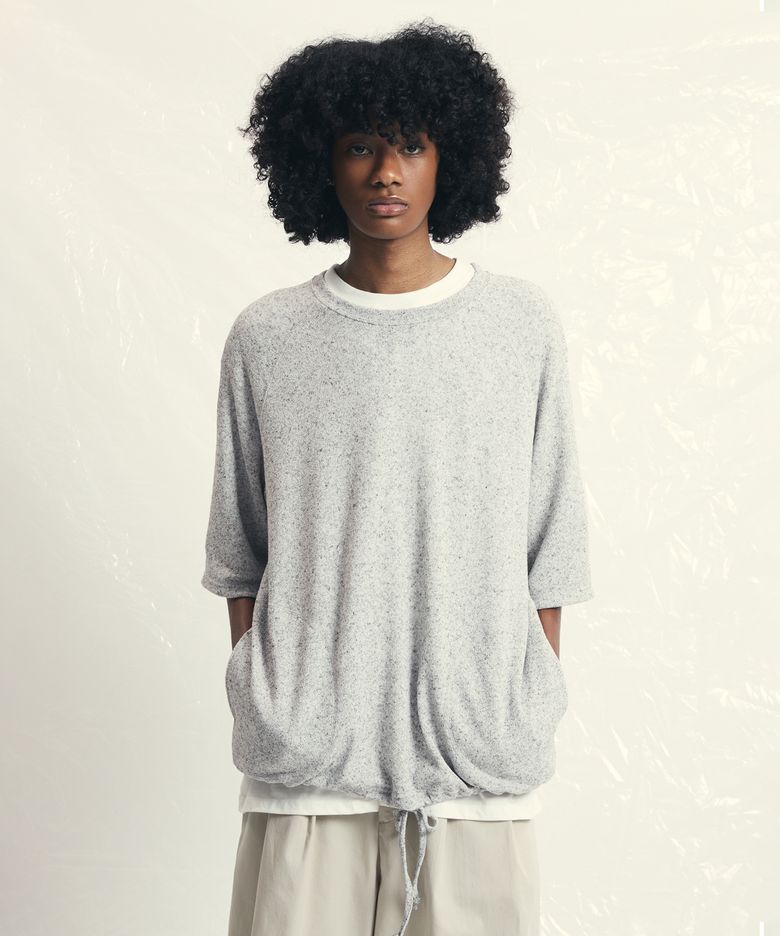 oversize raglan s/s tee black