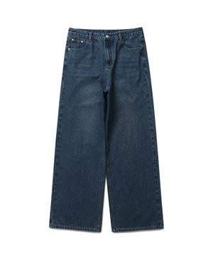 와이드 데님팬츠 (워싱블루)