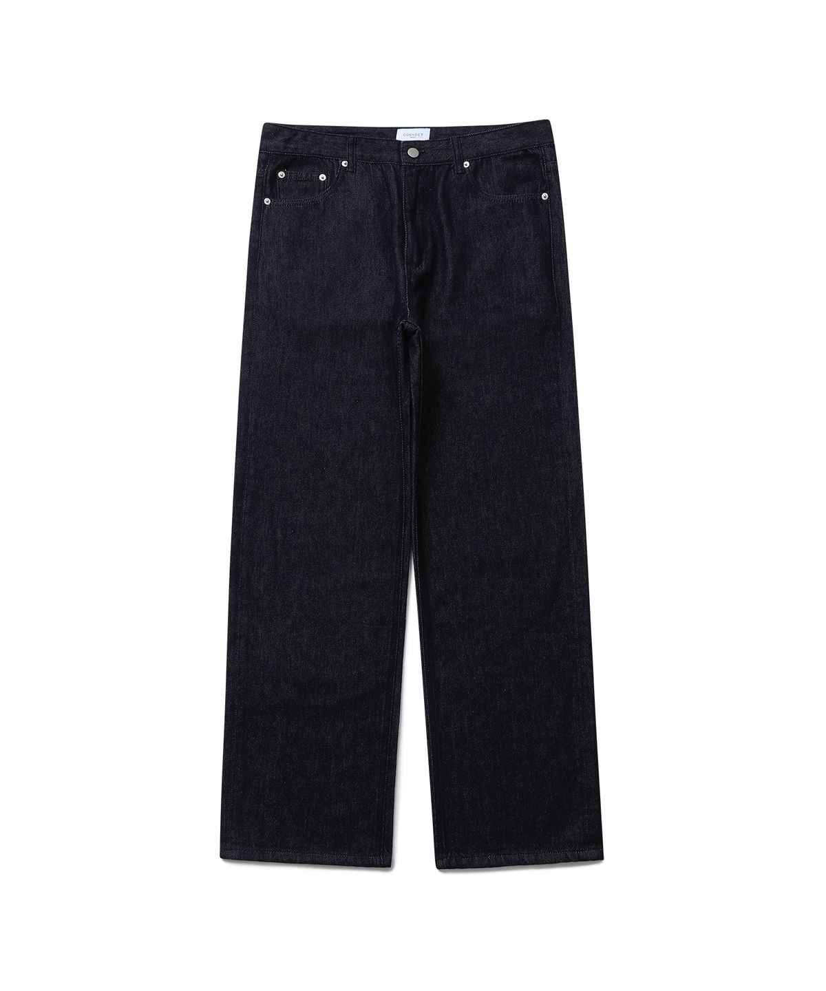 커넥트킨록(CONNECT KINLOCH) 루즈 스트레이트 데님팬츠 (다크 인디고)