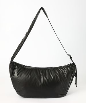 Curved Hobo Cross bag - Black