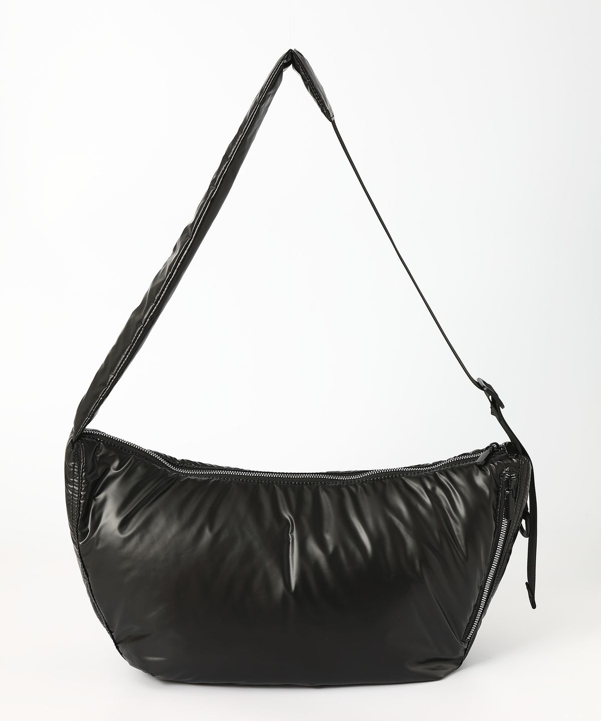옐로우스톤(YELLOWSTONE) Curved Hobo Cross bag - Black