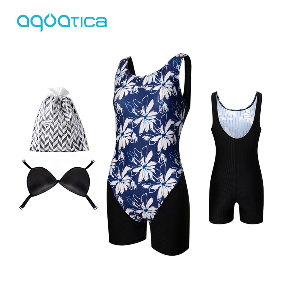 아쿠아티카(AQUATICA) 여성 실내수영복 AQA69290 단품3종세트