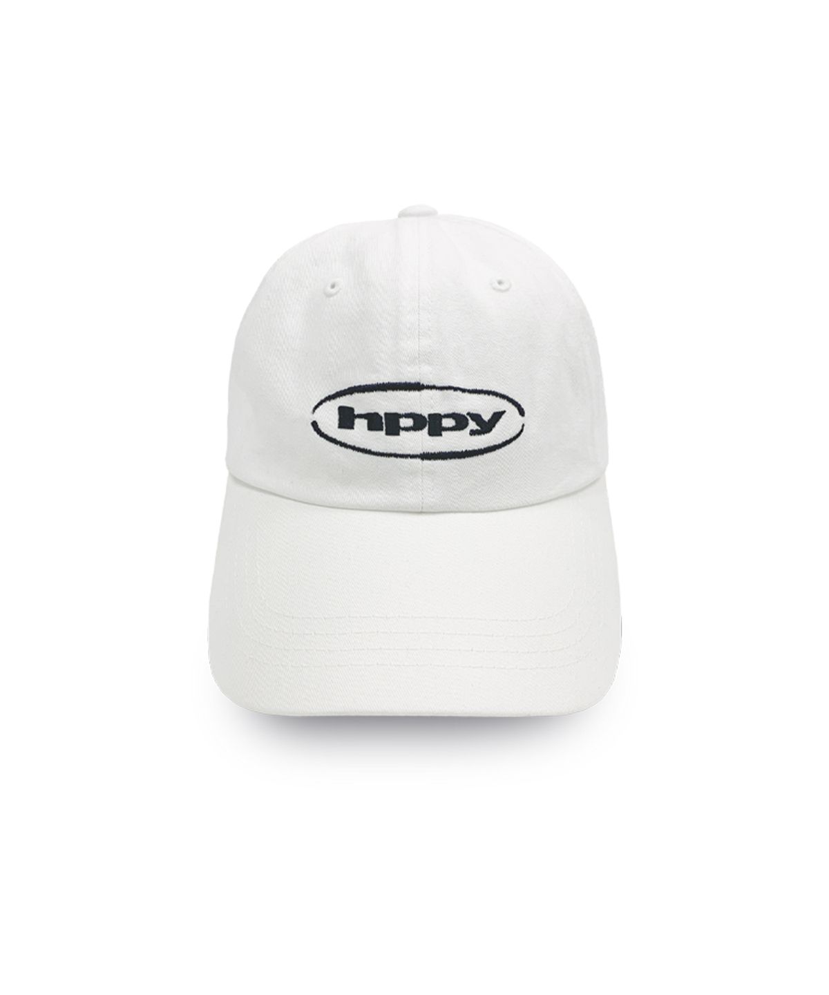 에이치피피와이(HPPY) NEW LOGO BALL CAP - WHITE