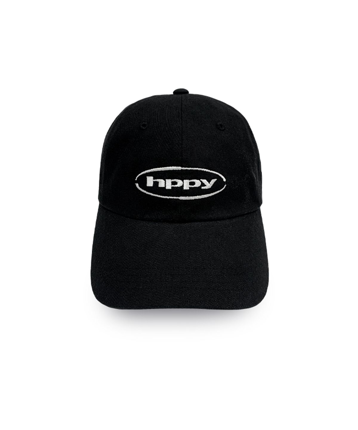 에이치피피와이(HPPY) NEW LOGO BALL CAP - BLACK