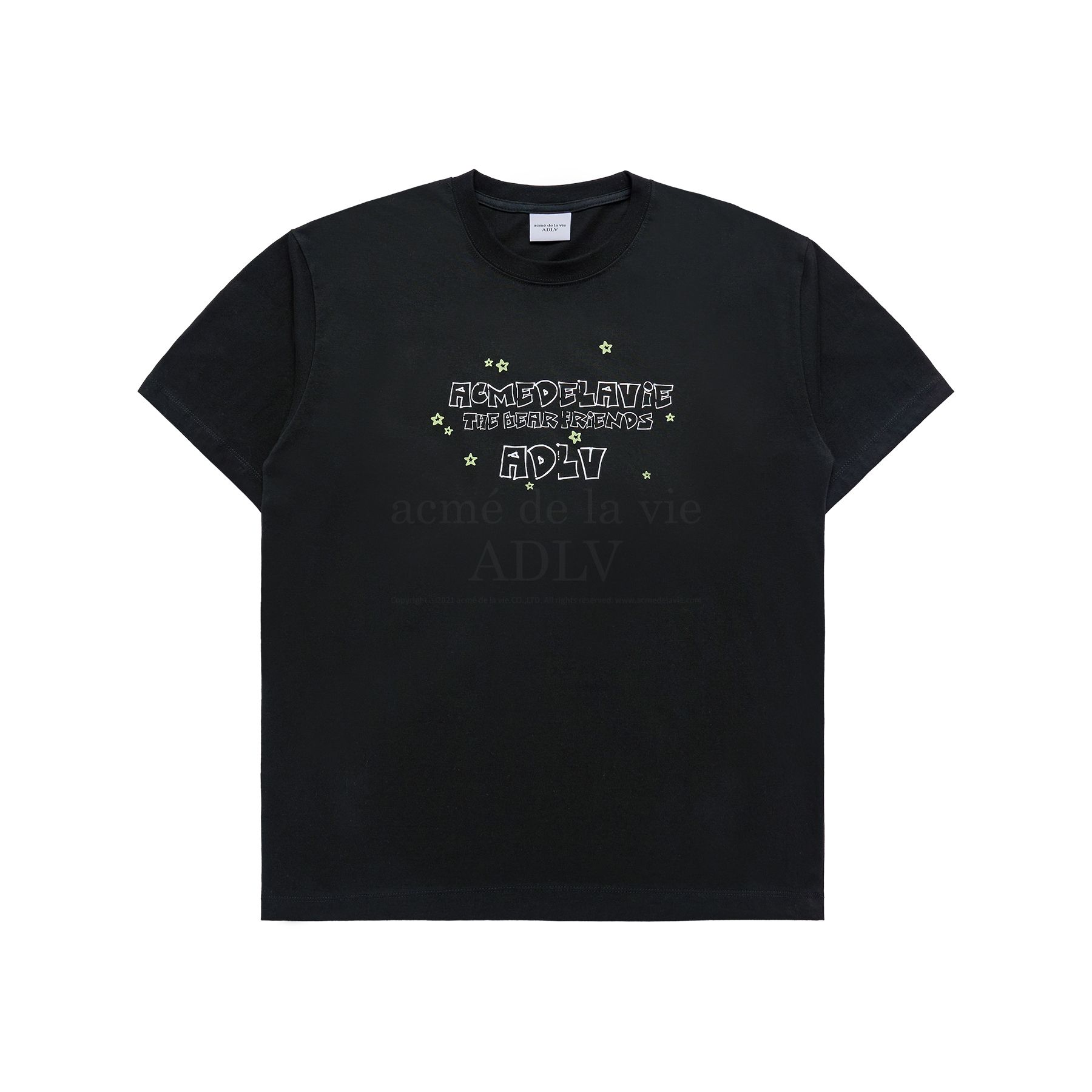【ADLV】 DRAWING BEAR SHORT SLEEVE T-SHIRT / 追跡付 MUSINSA | acmé de la vie BEAR FRIENDS DOODLE ARTWORK SHORT
