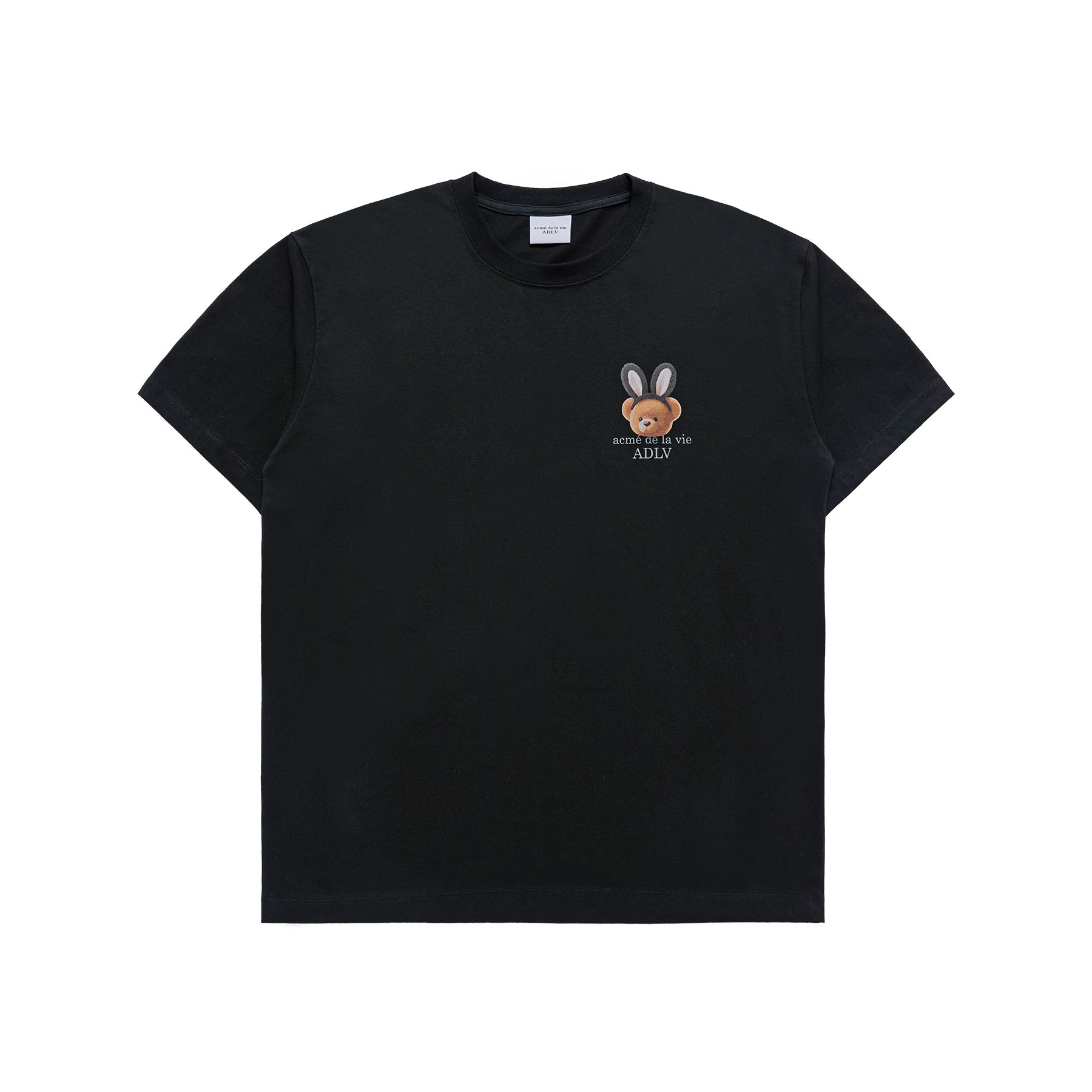 MUSINSA | acmé de la vie RABBIT BEAR DOLL LOGO SHORT SLEEVE