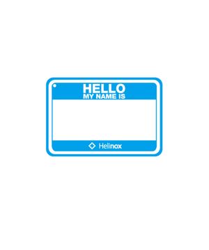 Hello My Name Is 벨크로 패치 - 블루/화이트 / 91496