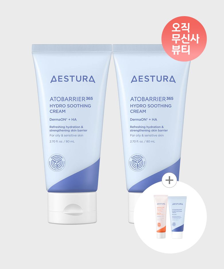 [무신사 단독] 아토베리어365 하이드로 수딩크림 80ml 2개