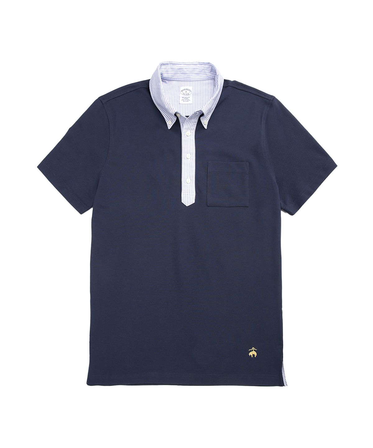 브룩스 브라더스(BROOKS BROTHERS) 옥스포드 칼라 빈티지 폴로 셔츠 (네이비) (BBNTMM8704QEM)