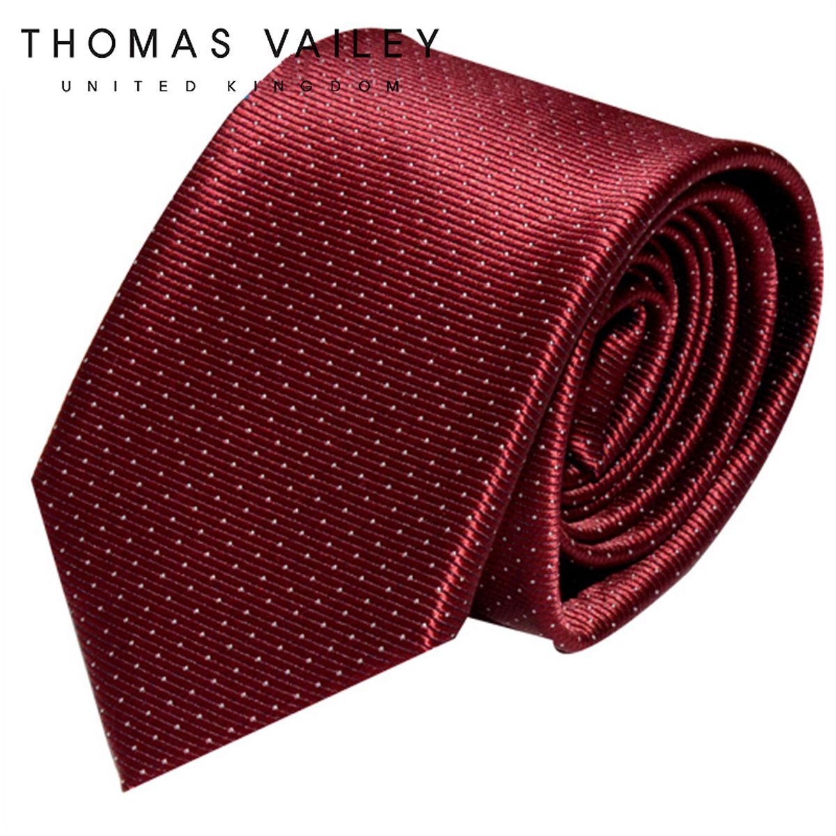 토마스 베일리(THOMAS VAILEY) 패션넥타이-티쁘띠 와인 8cm