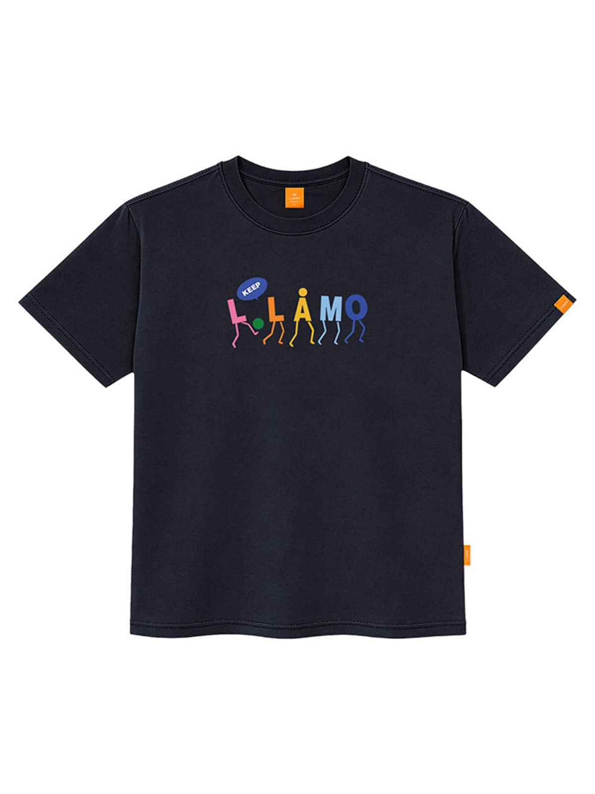 엘라모(LLAMO) 컬러라모 반팔티셔츠 남녀공용 빅사이즈 S~4XL