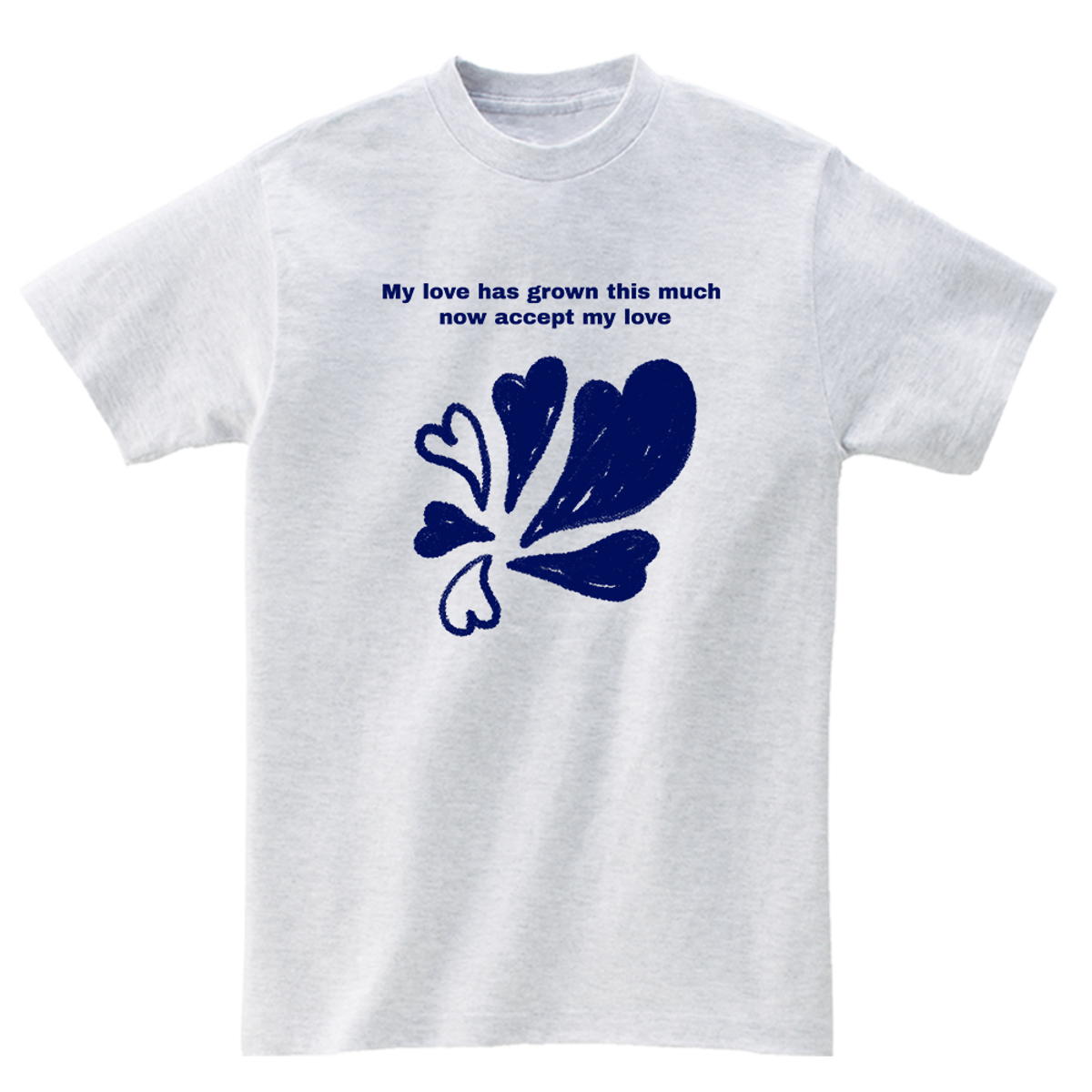 어썸어스(AWESOMEUS) ACCEPT MY LOVE T-SHIRTS_4COLOR