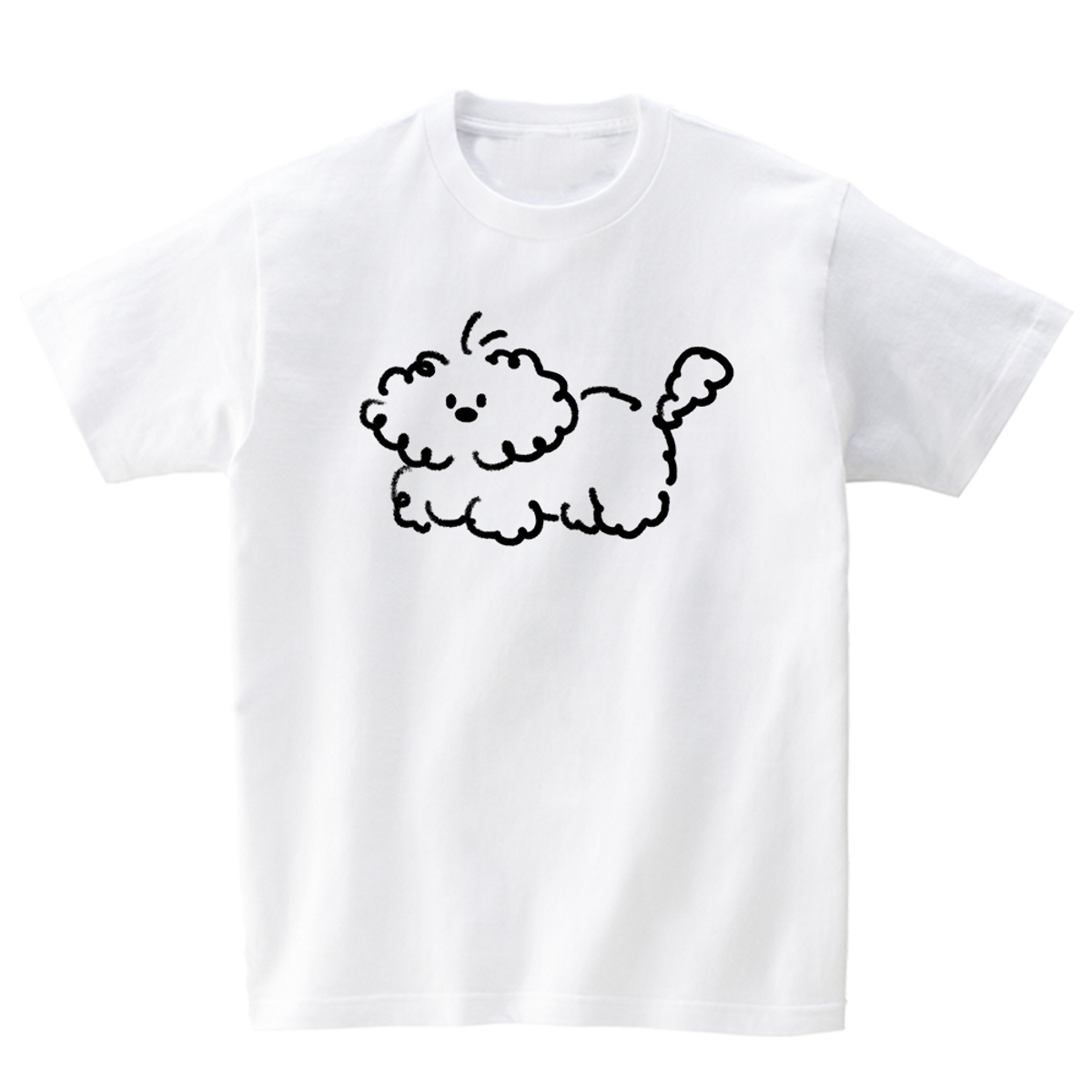 어썸어스(AWESOMEUS) A FLAT DOG T-SHIRTS_4COLOR