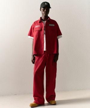 빈티지 카고 워크 팬츠 (칠리레드)