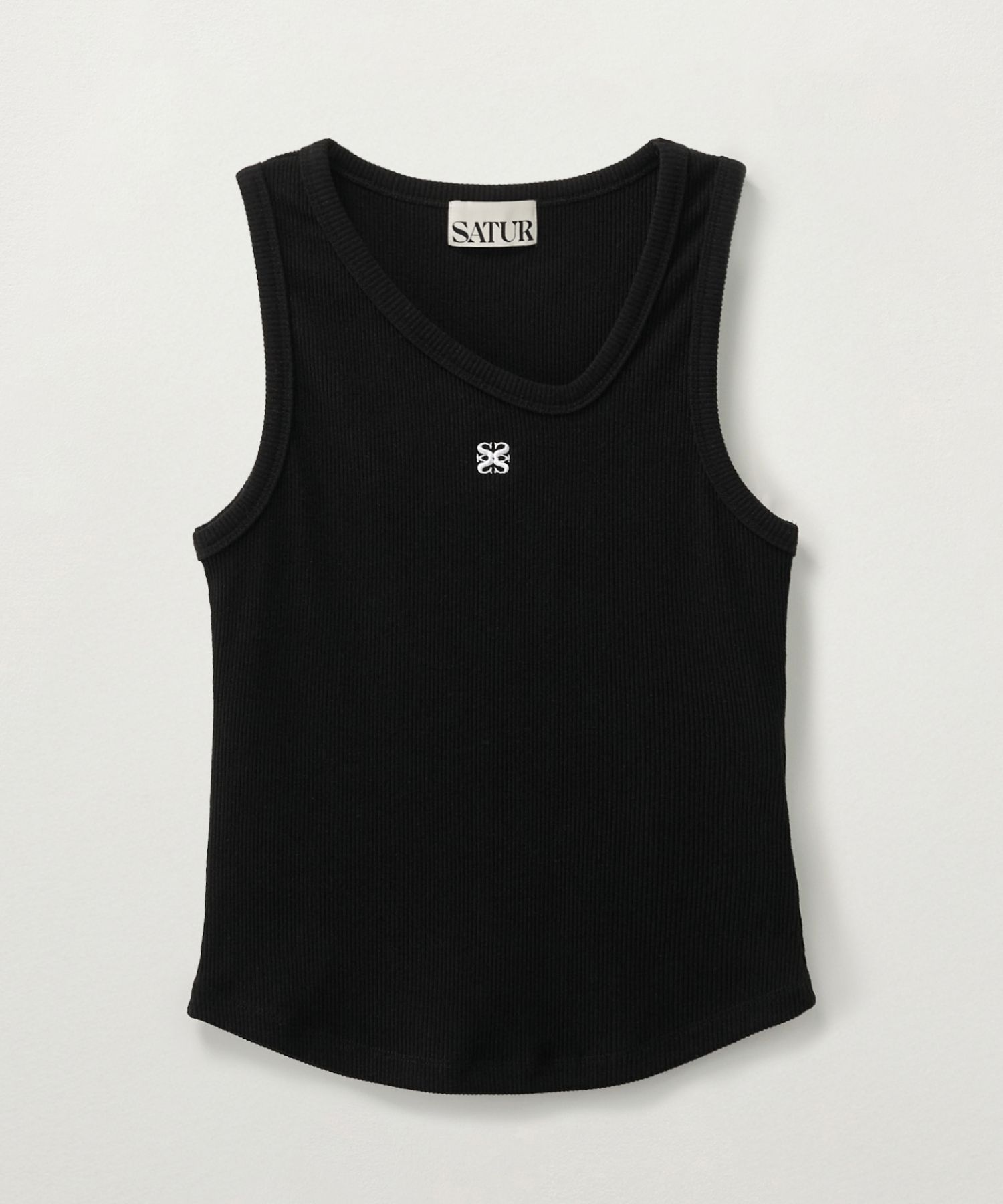 MUSINSA | SATUR (W) Unbalanced Neckline Layered Sleeveless