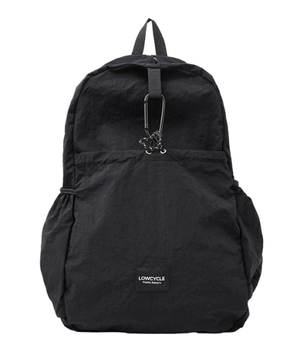 3포켓 스트링 백팩_블랙