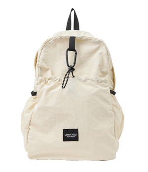 3포켓 스트링 백팩_화이트