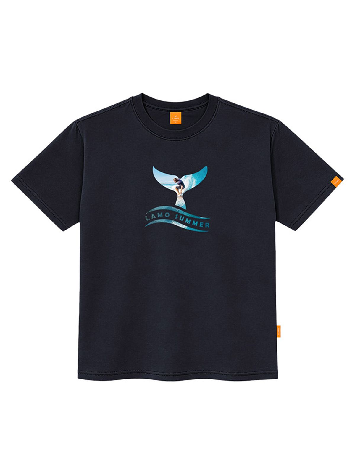 엘라모(LLAMO) 파도타기 반팔티셔츠 남녀공용 빅사이즈 S~4XL