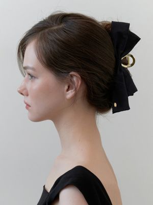 breeze dressy ribbon claw - black