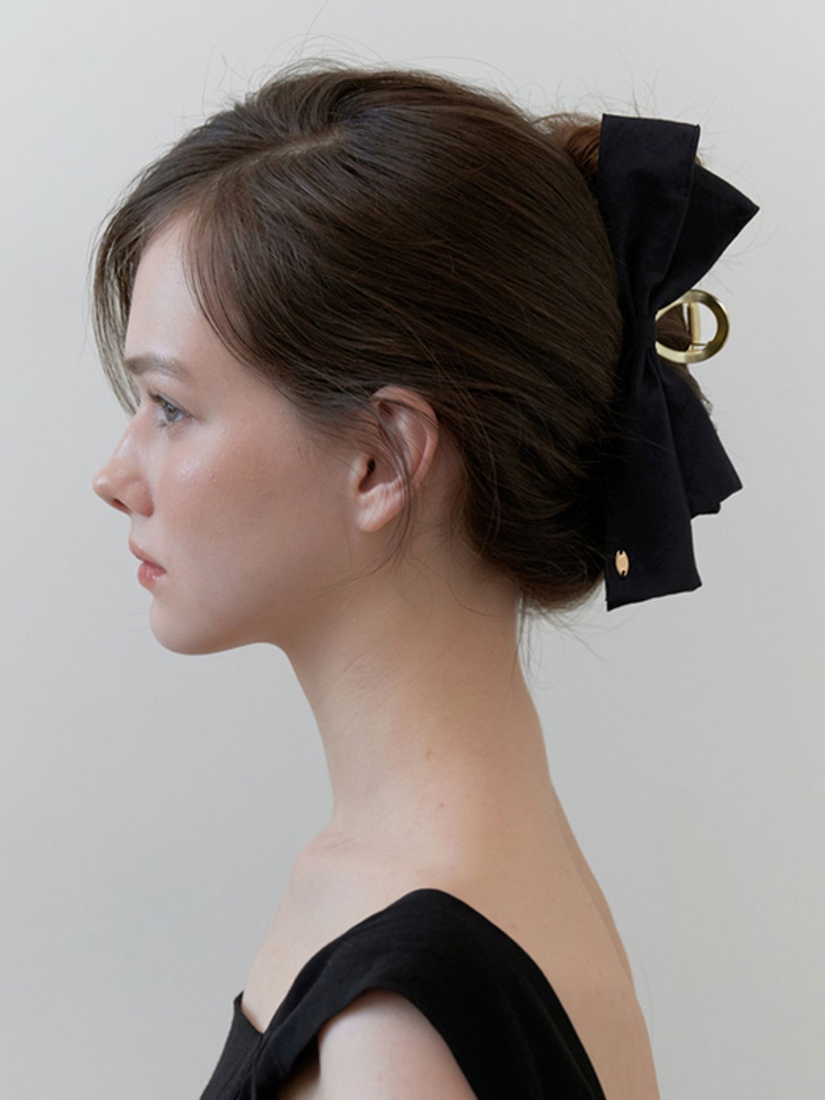 카인더베이비(KINDABABY) breeze dressy ribbon claw - black