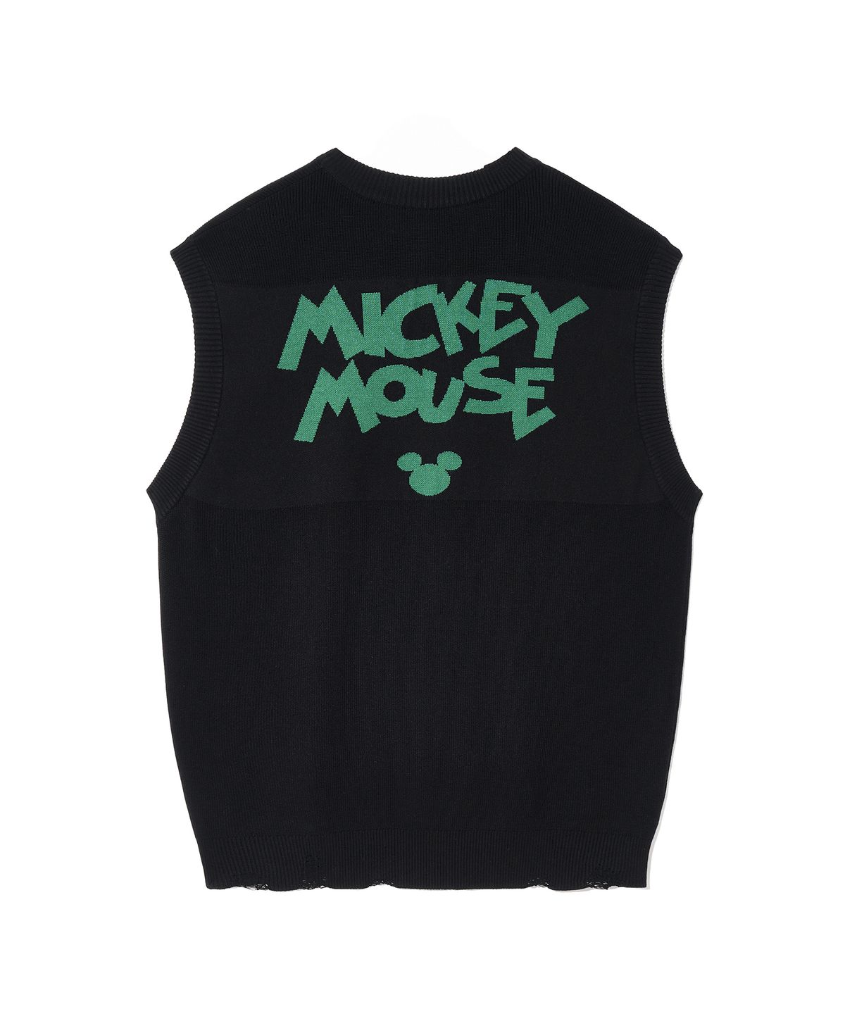 더 아이덴티티 프로젝트(THE IDENTITY PROJECT) [콜라보] Mickey Mouse knit vest [black]