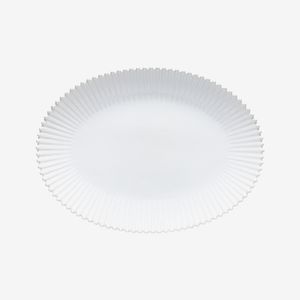 펄 화이트 50cm 타원서빙접시