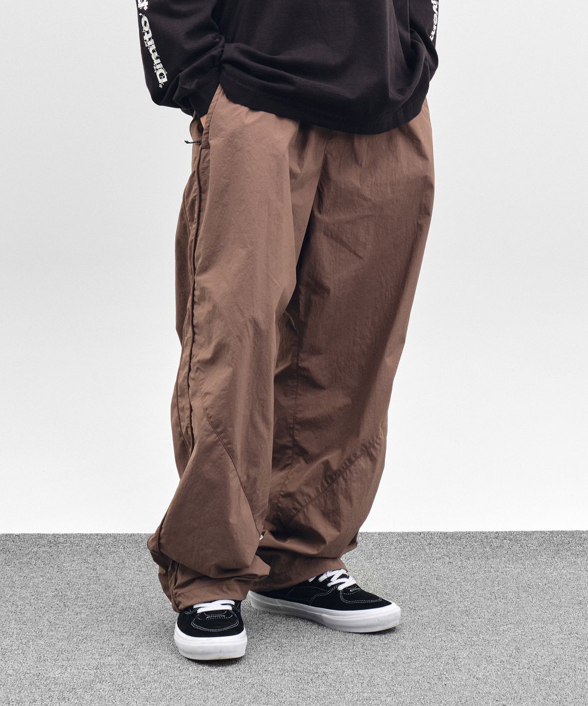 디미토(DIMITO) NY LINE AIRFORCE PANTS DEEP BROWN