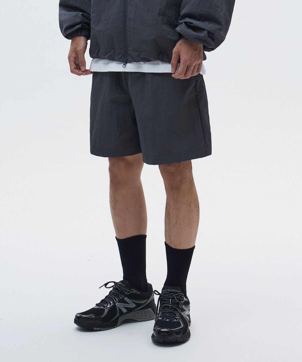 더트(DURT) TRAVEL RIPSTOP SHORTS (CHARCOAL)
