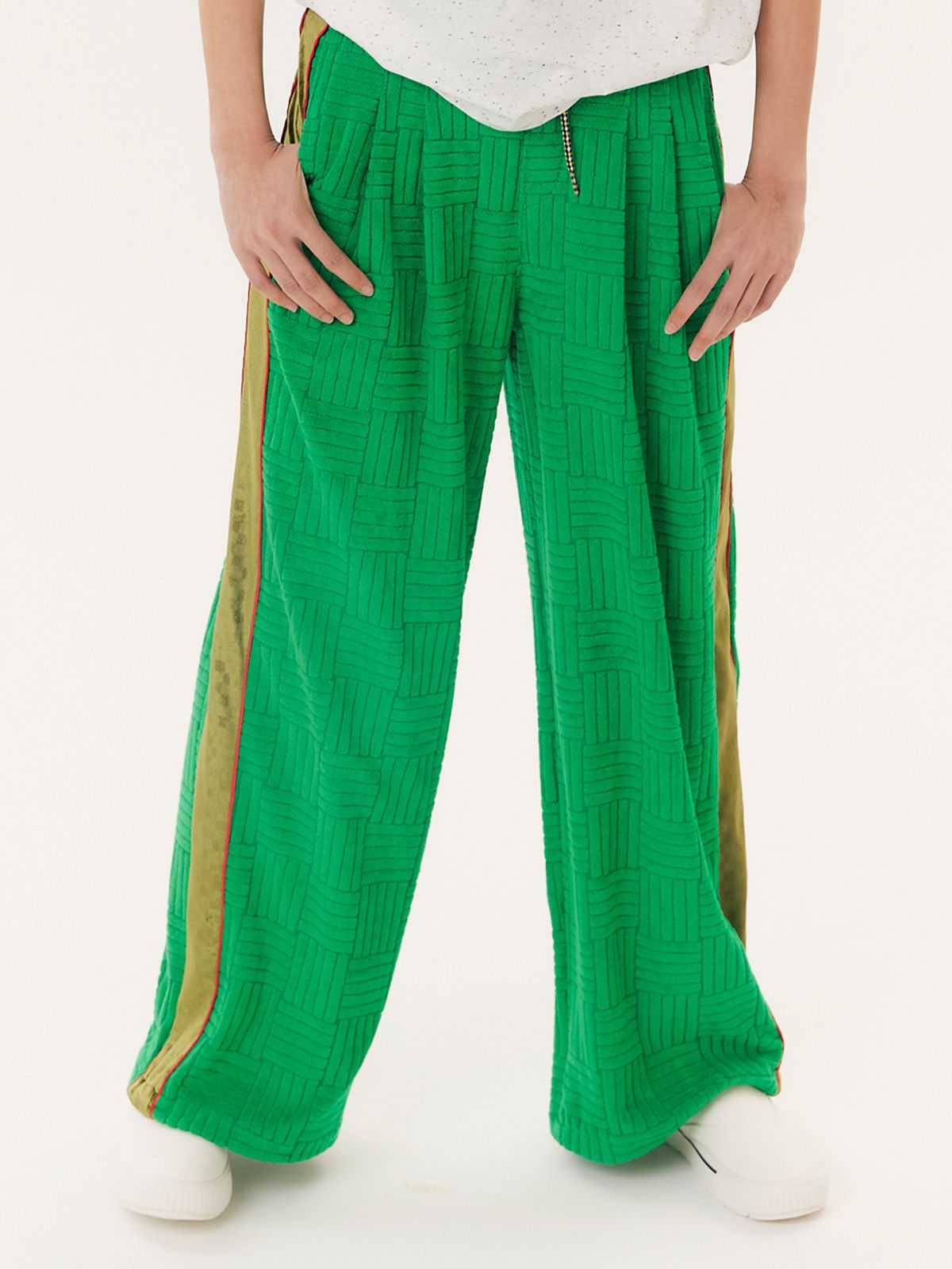 유가당(YUGADANG) Terry turtle pants_Field green