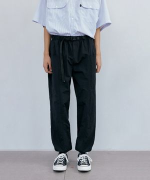 Two-way wind pants (black)