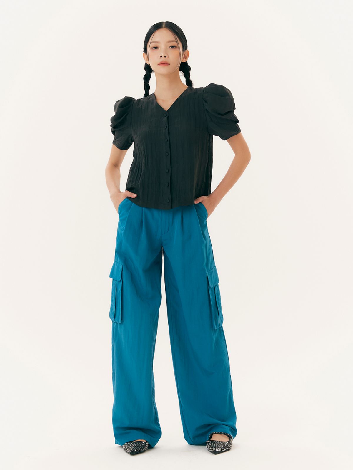 유가당(YUGADANG) Meok blouse_black