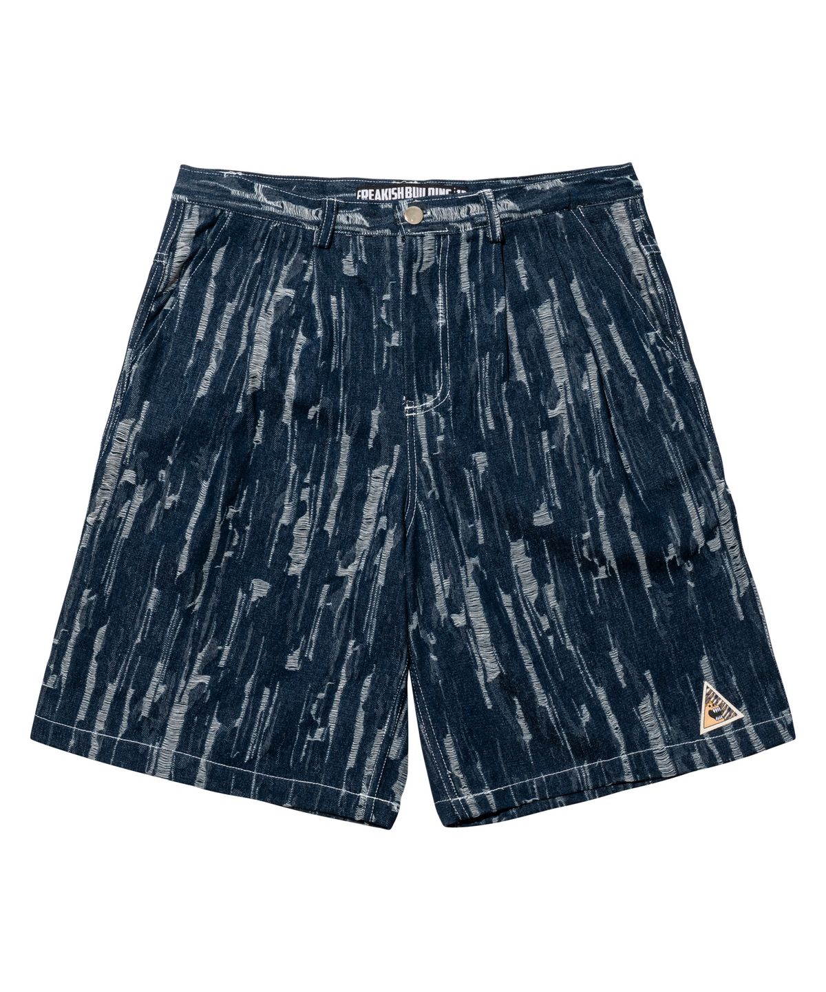 프리키쉬빌딩(FREAKISH BUILDING) FELIX DENIM TWO TUCK WIDE SHORTS