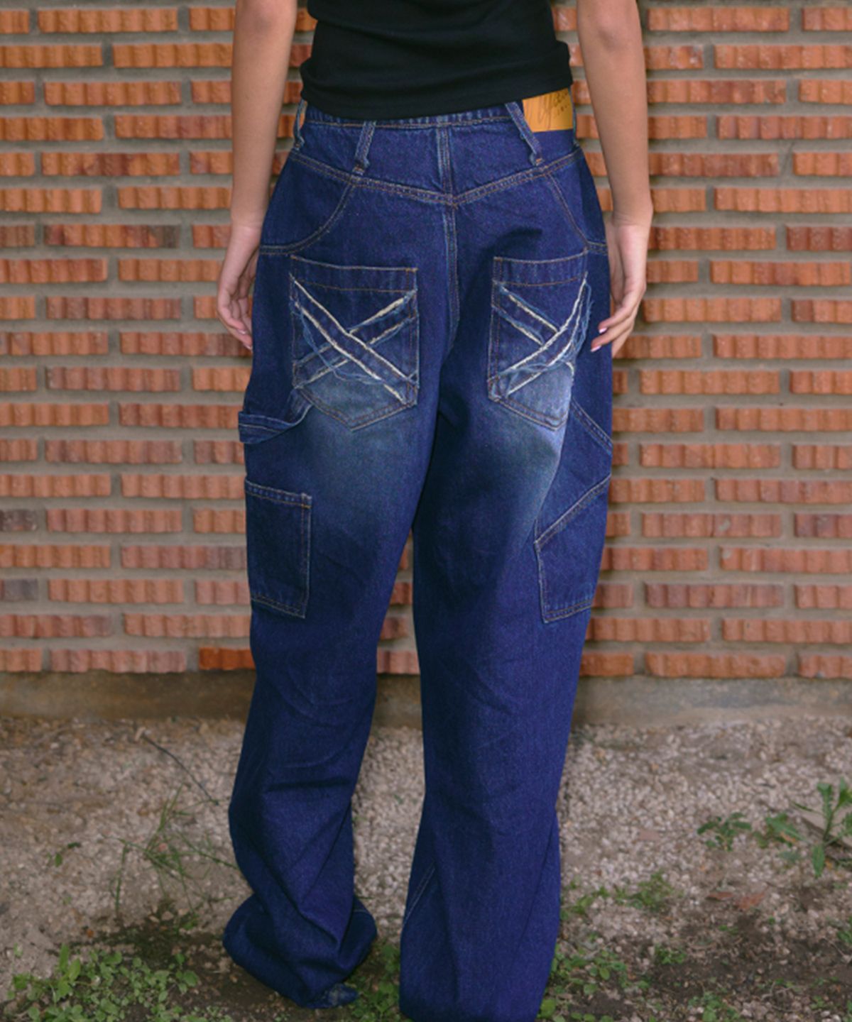 엔와이엑스엑스(NYXX) SLUB DENIM CARPENTER PANTS INDIGO BLUE