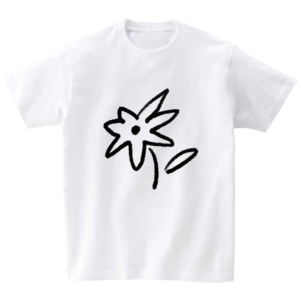 어썸어스(AWESOMEUS) A POINTED FLOWER T-SHIRTS_4COLOR