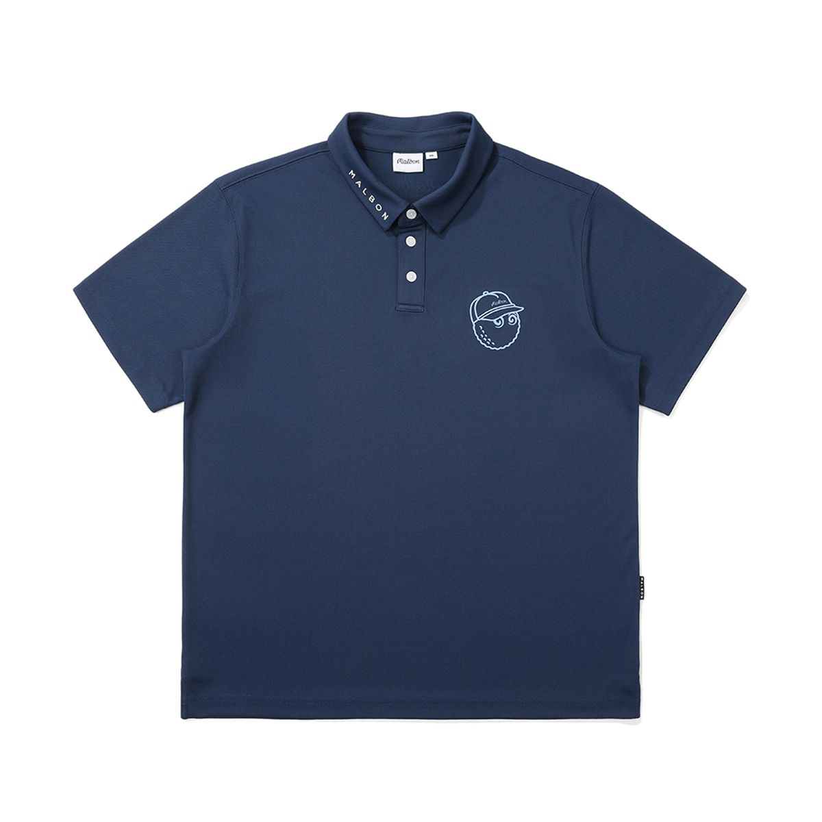 말본 골프(MALBON GOLF) 버킷 폴로 피케 티셔츠 NAVY (MAN)