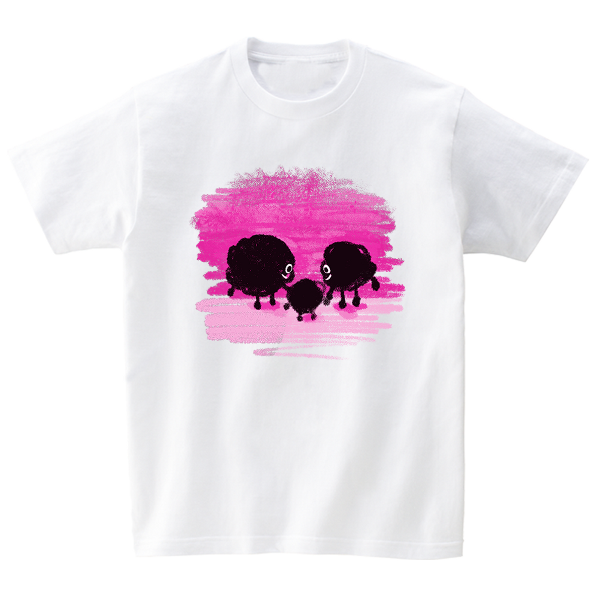 어썸어스(AWESOMEUS) DUST FAMILY IN PINK SEA T-SHIRTS_4COLOR