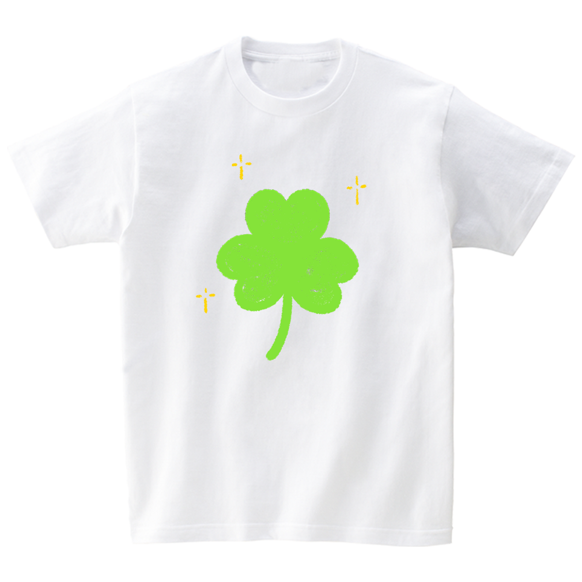 어썸어스(AWESOMEUS) LUCKY THREE_LEAF CLOVER T-SHIRTS_4COLOR