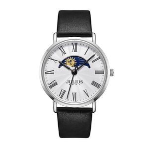 JA-1308 문페이즈 남성가죽시계