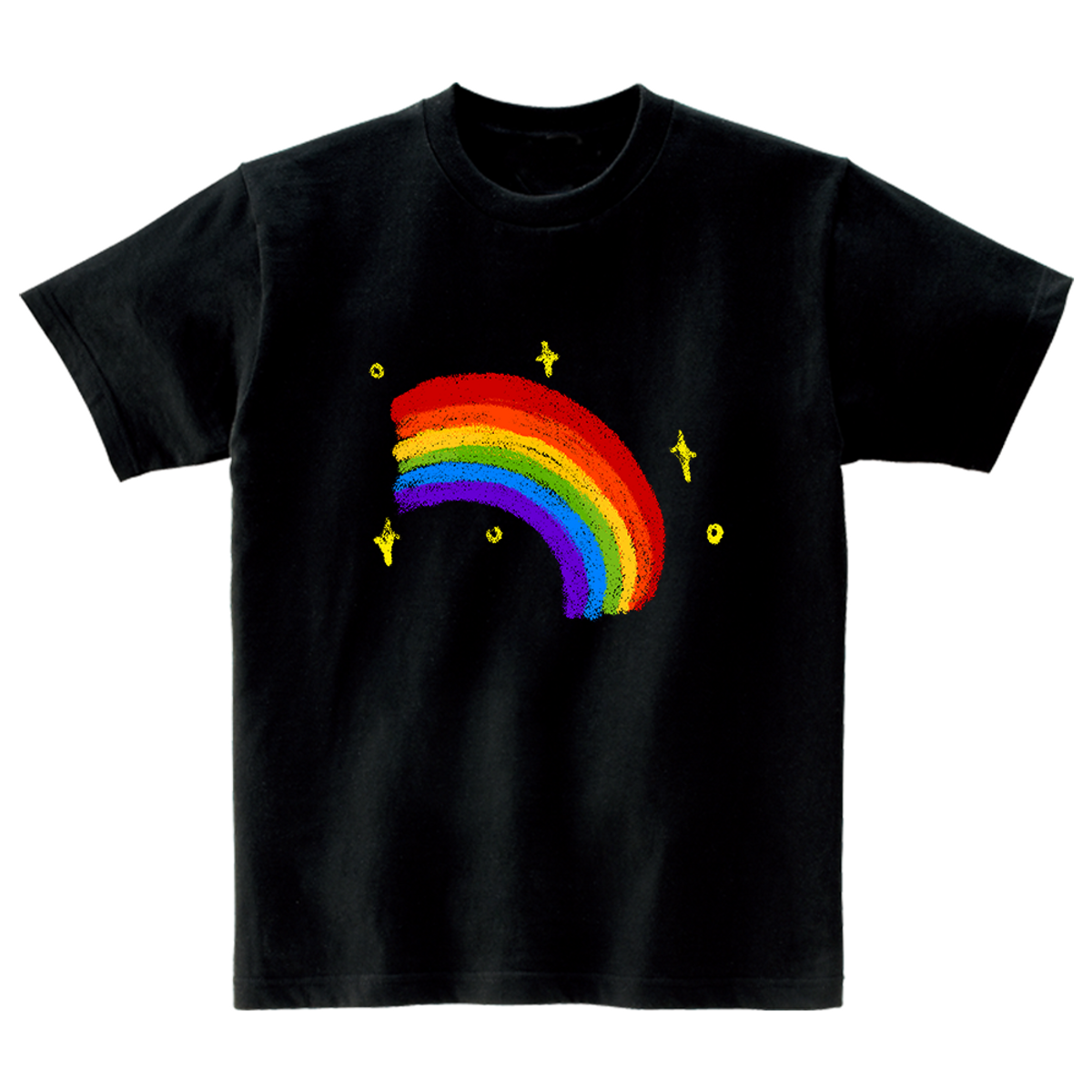 어썸어스(AWESOMEUS) SPARKLING RAINBOW T-SHIRTS_4COLOR