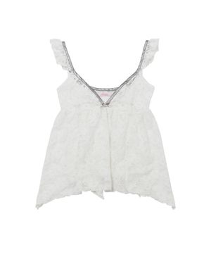 플러피 레이스 탑 (화이트)